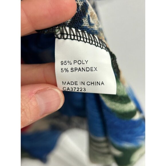 Creation Multicolor Open Front Lightweight Cardigan With 3/4 Sleeves Sz 3X - Picture 6 of 10